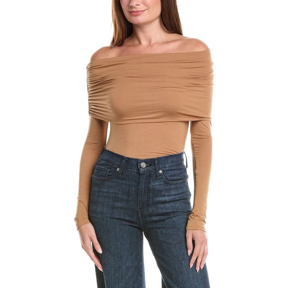 A.L.C. Womens Adeline T-Shirt, Brown